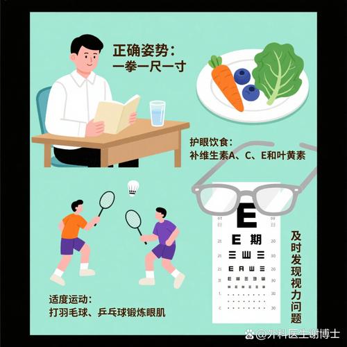 护眼屏幕配合良好用眼习惯示意图