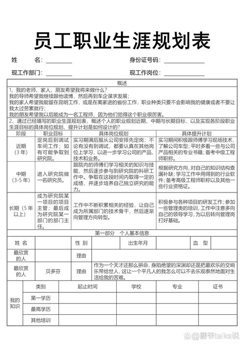 职场人撕掉僵化职业规划表