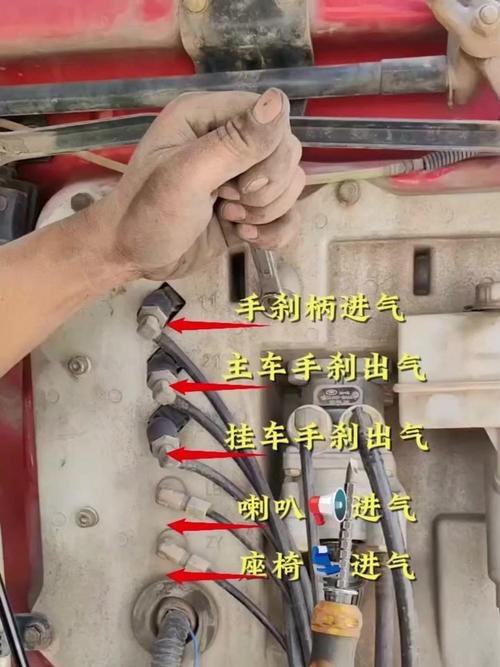 家用车刹车软管排空顺序示意图