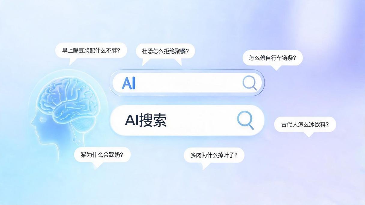 AI大搜索语义匹配品牌混淆示意图
