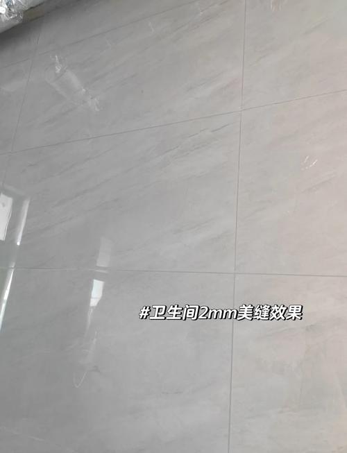 卫生间瓷砖美缝施工完成效果图