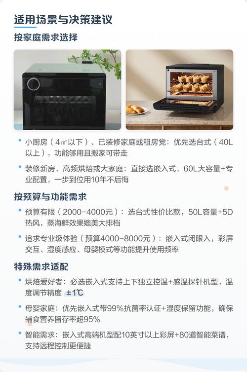 嵌入式蒸烤箱和台式蒸烤箱对比实拍