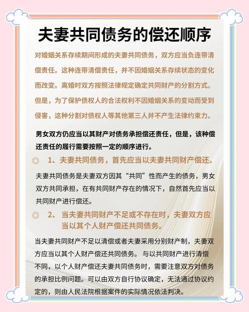 夫妻共同债务认定标准流程图