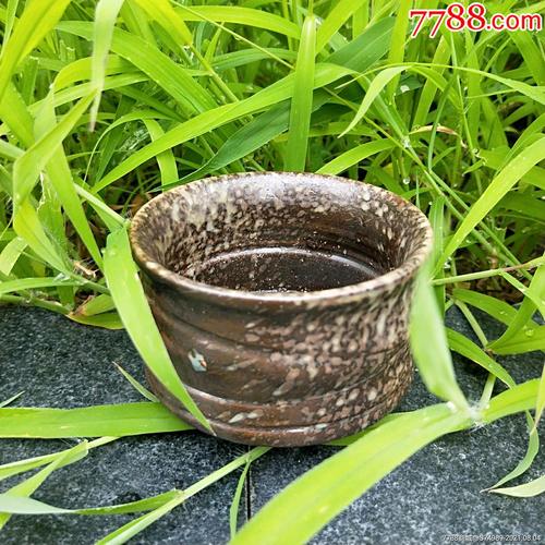 池州三条岭半山茶棚粗陶茶碗