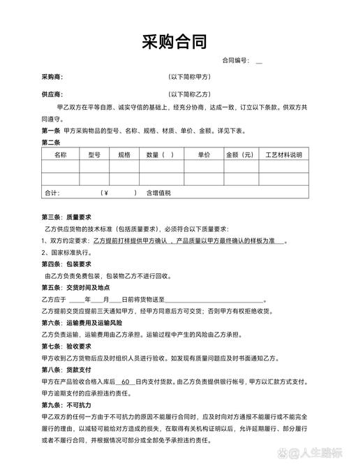 不同采购规模,签约一定要留好后手