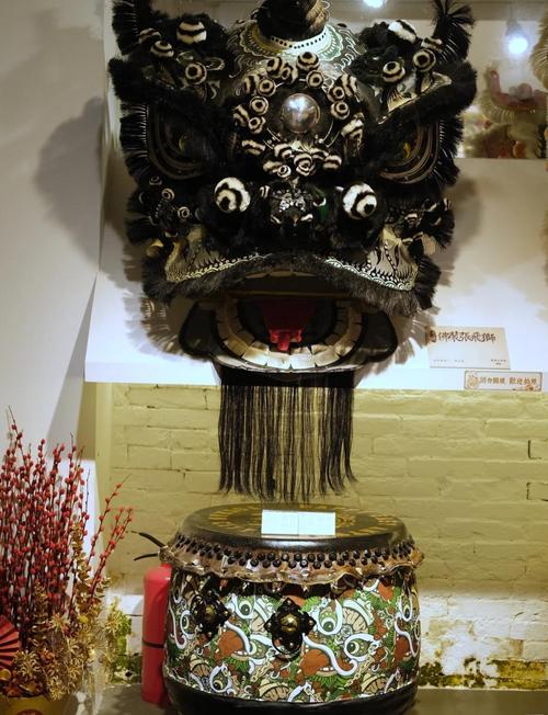 佛山祖庙馆藏清代佛山手工醒狮头