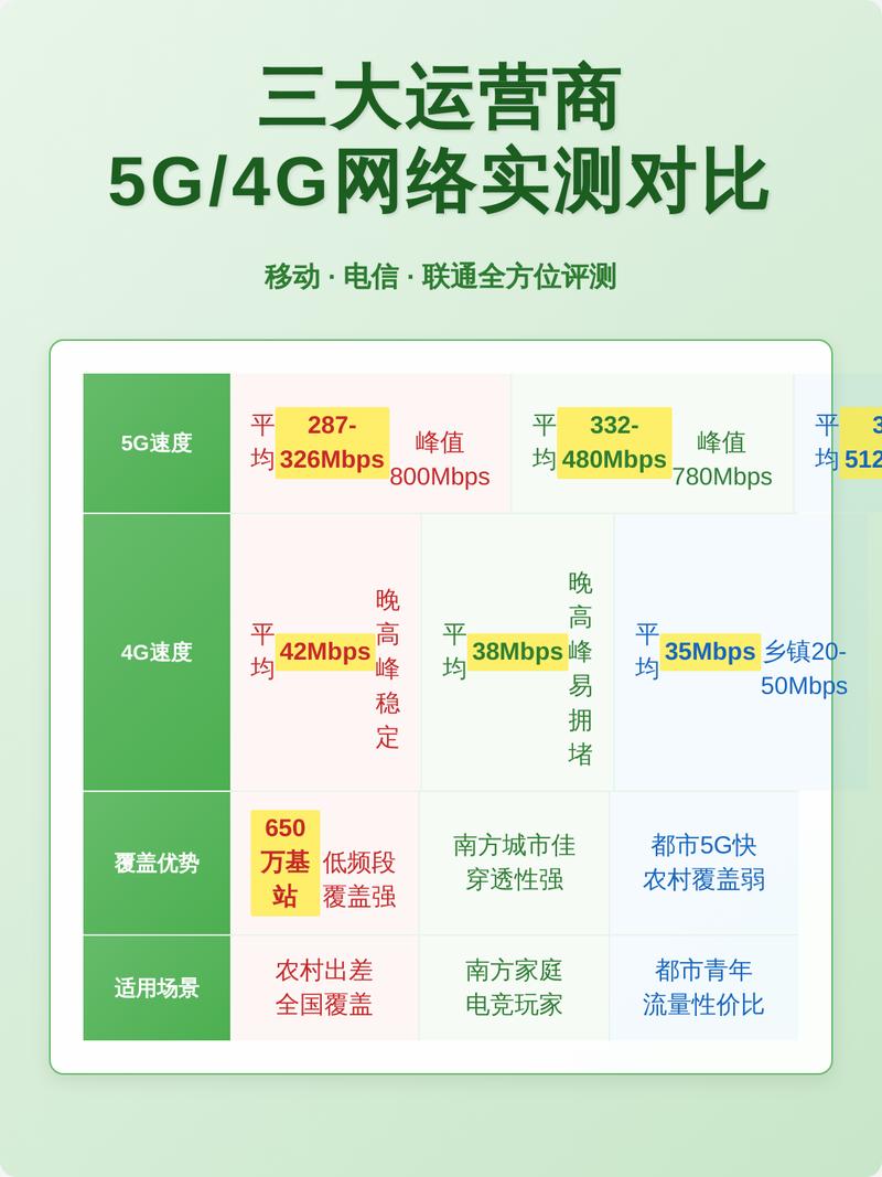 同一地点5G与4G网络测速对比手机截图