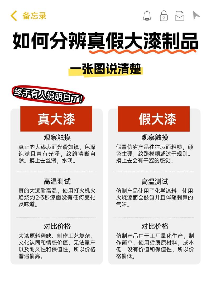 真桶假漆封口对比辨别细节图
