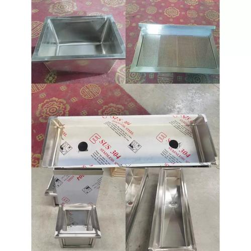 非标水槽口径测量方法示意图