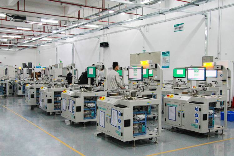 半导体封装产线自动化设备图
