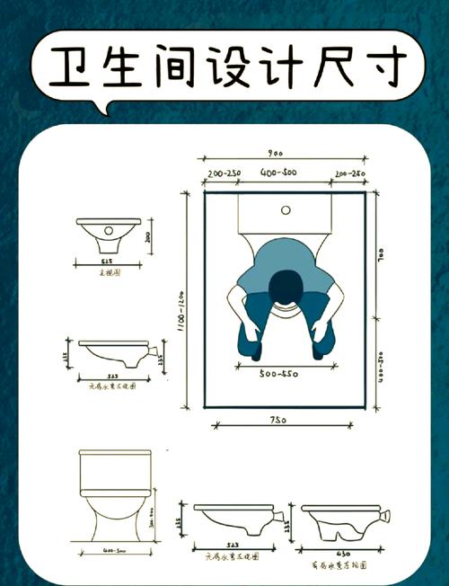 马桶边纸巾架安装高度尺寸标注图