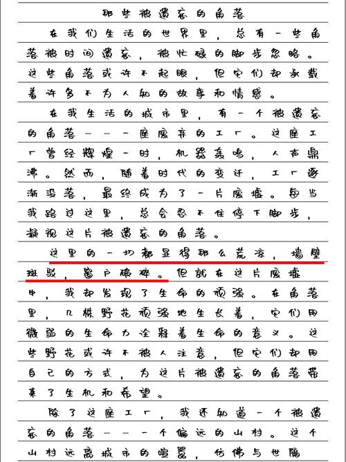 一些被忽视的角落