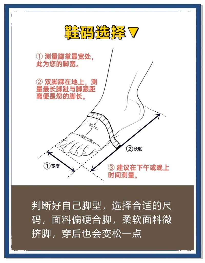 日常选鞋足部空间测量示意图