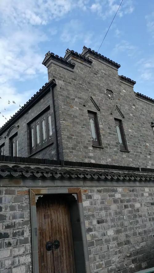 南京老门东巷弄清末青砖不可移动文物厢房外观
