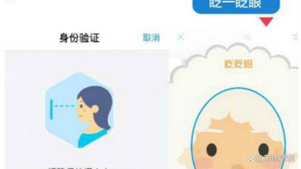 老年人政务中心刷脸养老金验证失败现场