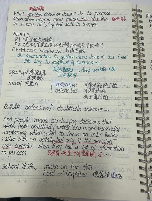 考研英语真题考点标注笔记实拍