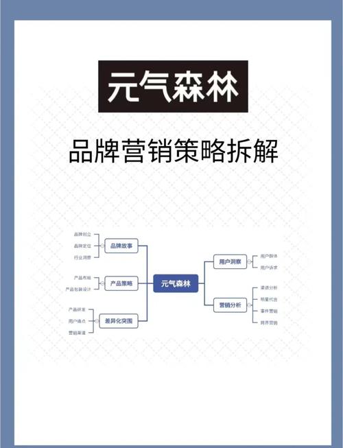 元气森林全域营销数据维度拆分架构图