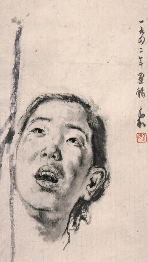 国画创作侵权对比手稿图