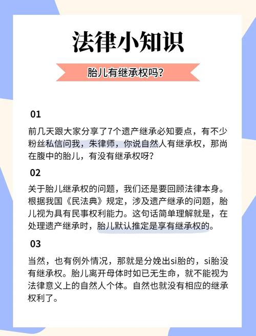 我国民法典胎儿继承权条款解读示意图