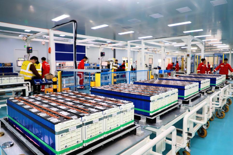 储能PACK工业示范产线工位数据采集终端实景