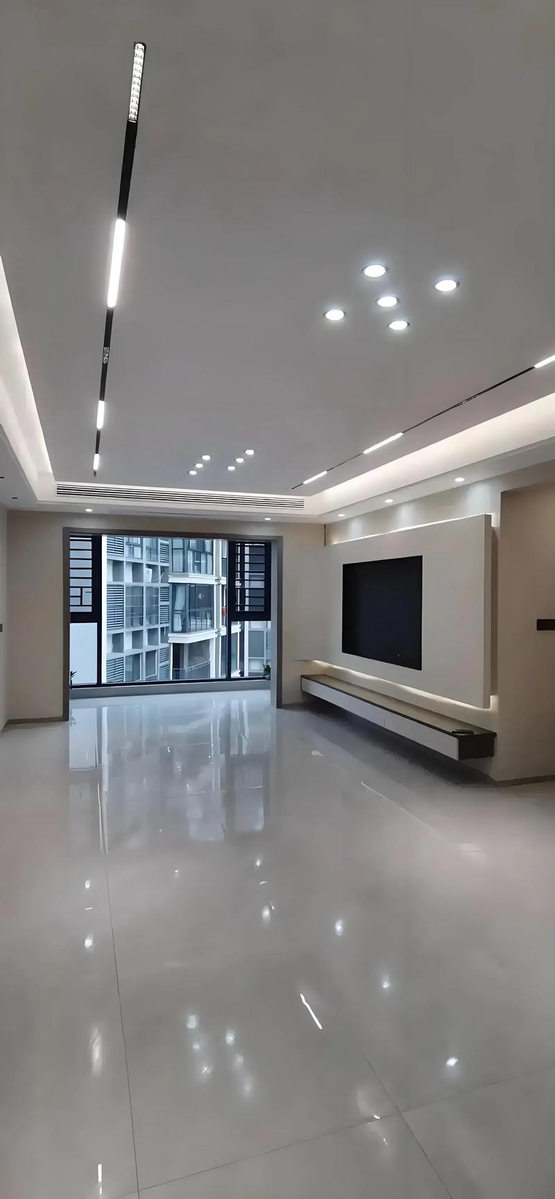 小户型明装无主灯灯光设计实景