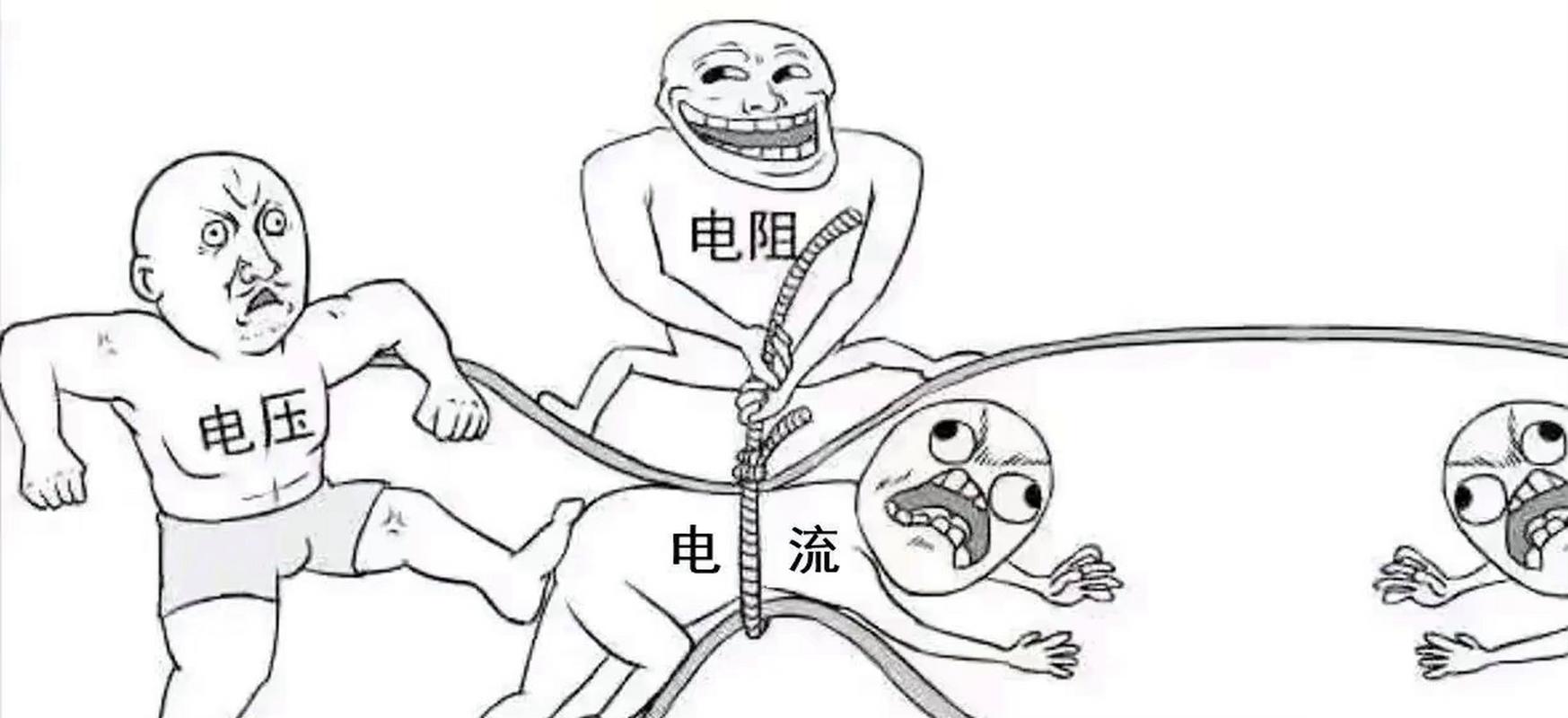 初中物理电压电流电阻比喻示意图