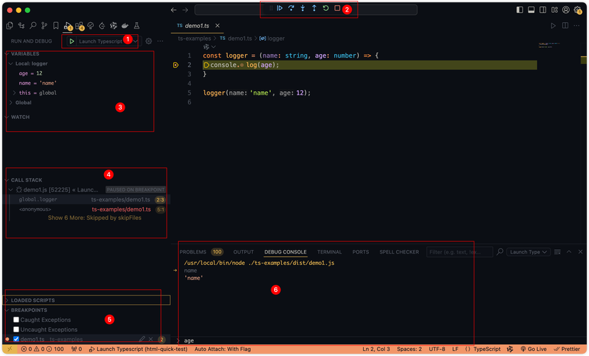 VS Code中TypeScript类型错误提示界面截图