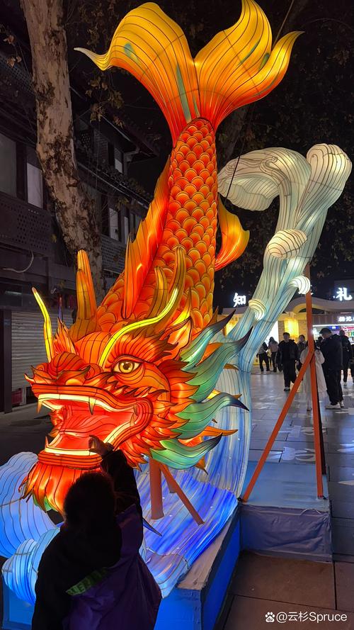 江苏南京秦淮灯会夫子庙秦淮河夜赏灯