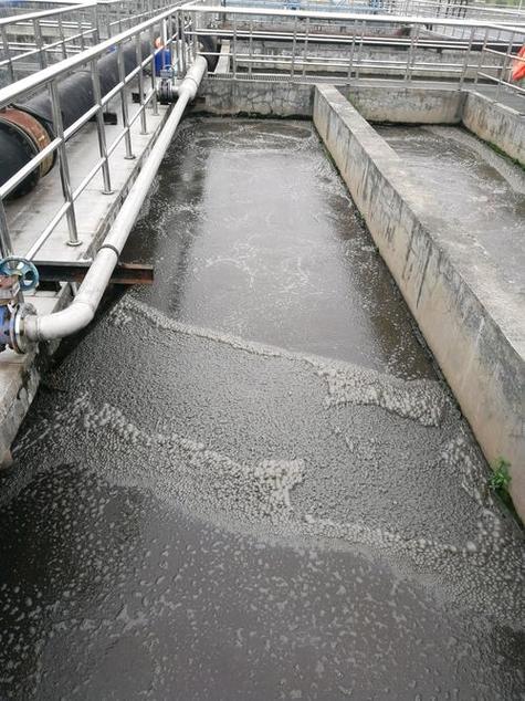 工业废水芬顿反应池曝气泡沫