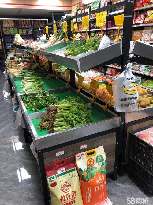 社区底商净菜取货点货架实拍