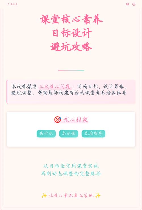 定完目标，这两个坑一定要躲开