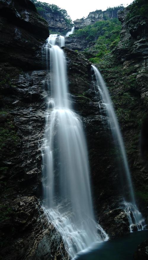 庐山三叠泉隐秘水潭