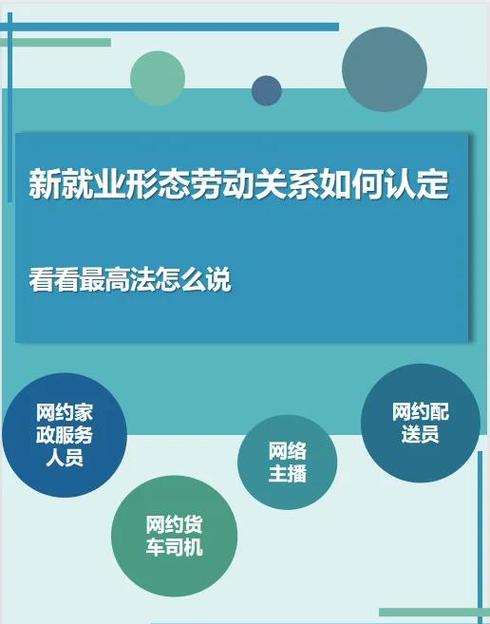 新就业形态劳动关系认定裁判标准整理图