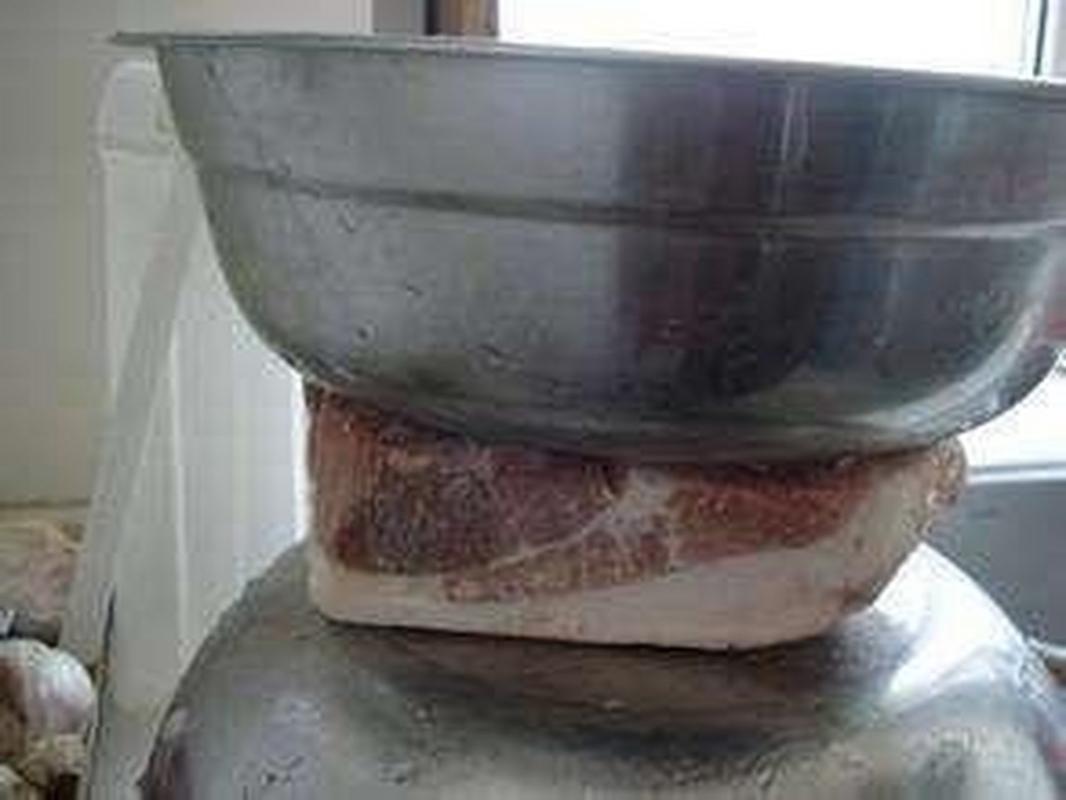 冷冻肉用铝盆快速解冻示意图