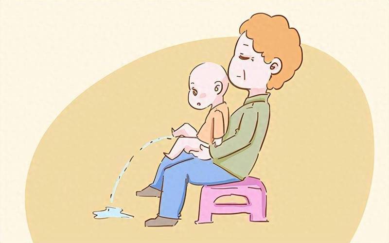 把尿强迫导致儿童如厕焦虑漫画