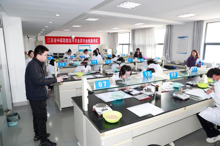 职教高考技能考试现场
