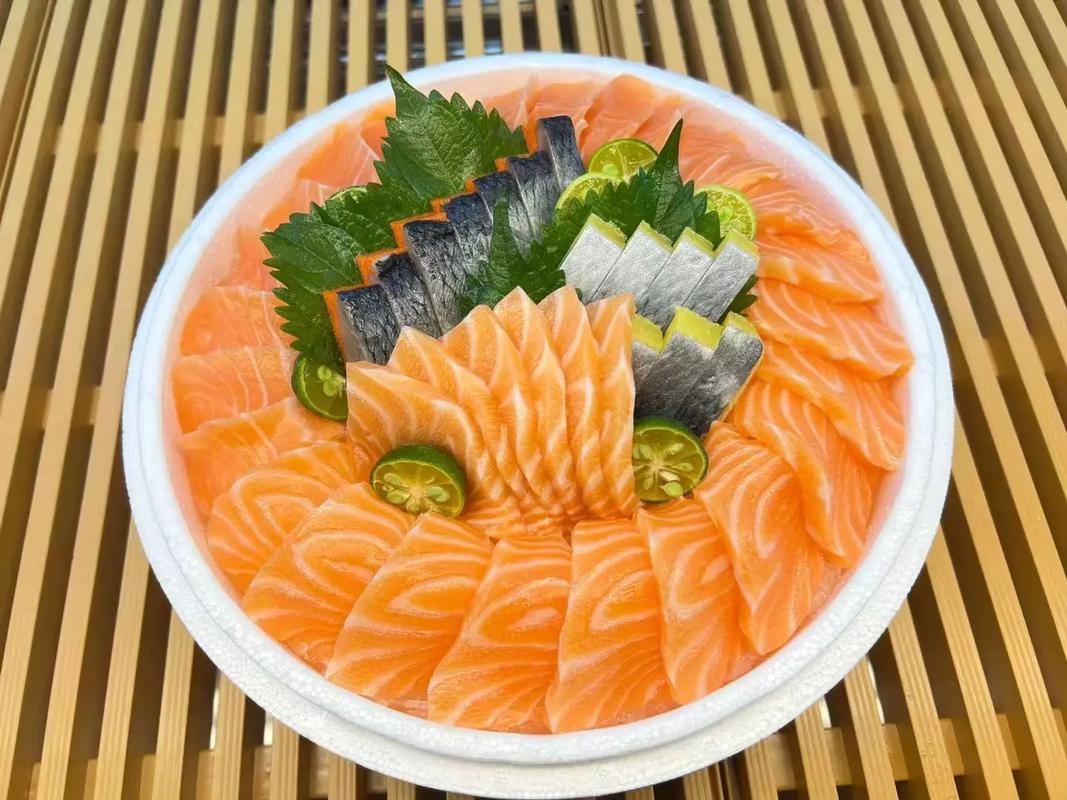 健脑食物蓝莓核桃三文鱼拼盘