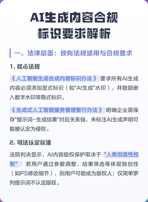 合规AI生成内容标注示例图