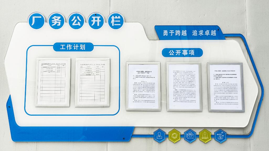 工业工厂优秀操作经验公示栏