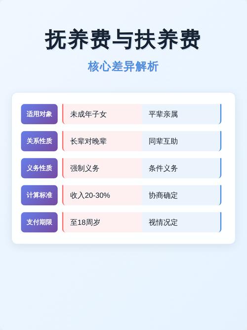 抚养费常见误区对比表