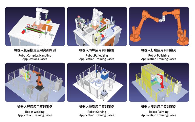 工程师使用离线编程软件进行焊接机器人路径规划