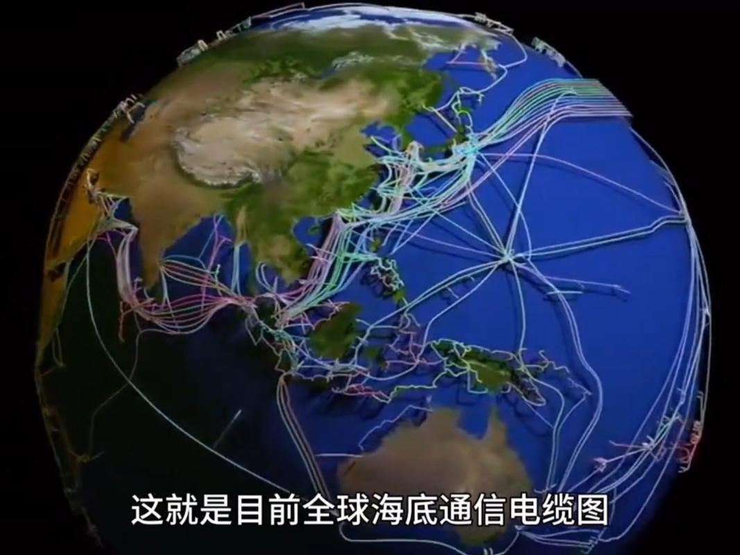 全球跨洋海底光纤光缆布局图