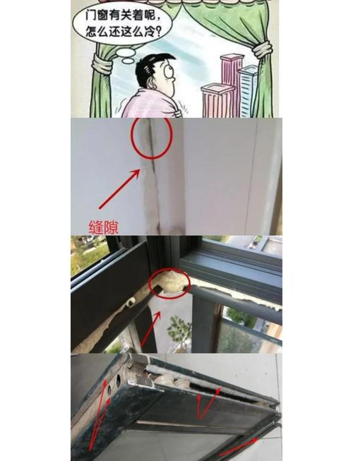 门窗漏风检查位置示意图