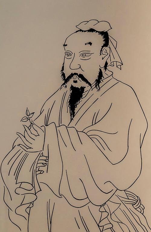 唐代陆羽二十四器白描复原图