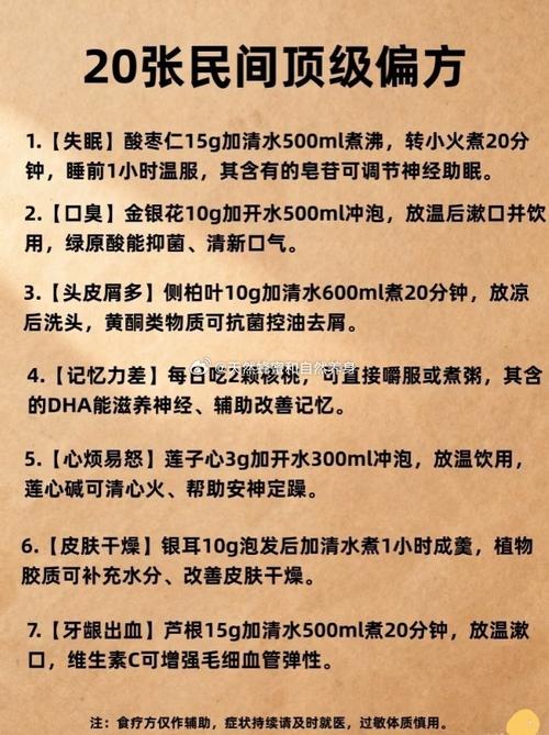 偷偷植入日常的偏方