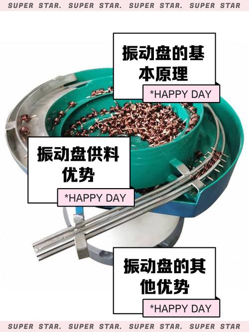 振动盘内部螺旋轨道上整齐排列的细小螺丝