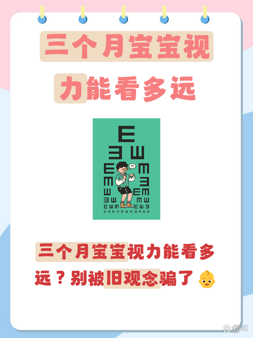 不同月龄婴儿最佳视觉聚焦距离对照参考图