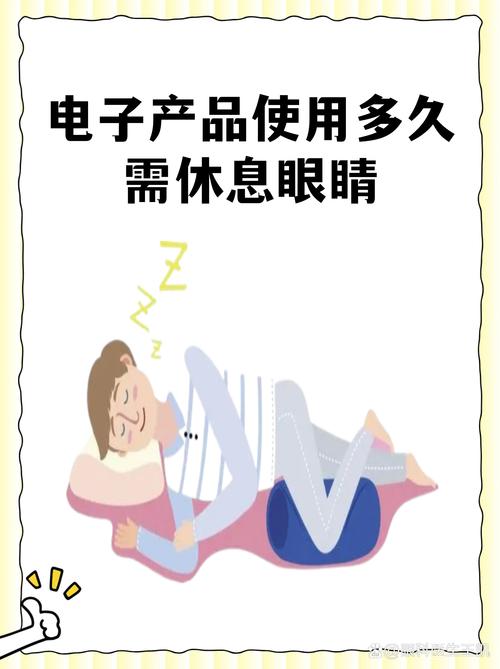 连续看电子屏幕与间断看屏幕的视疲劳程度对比示意图