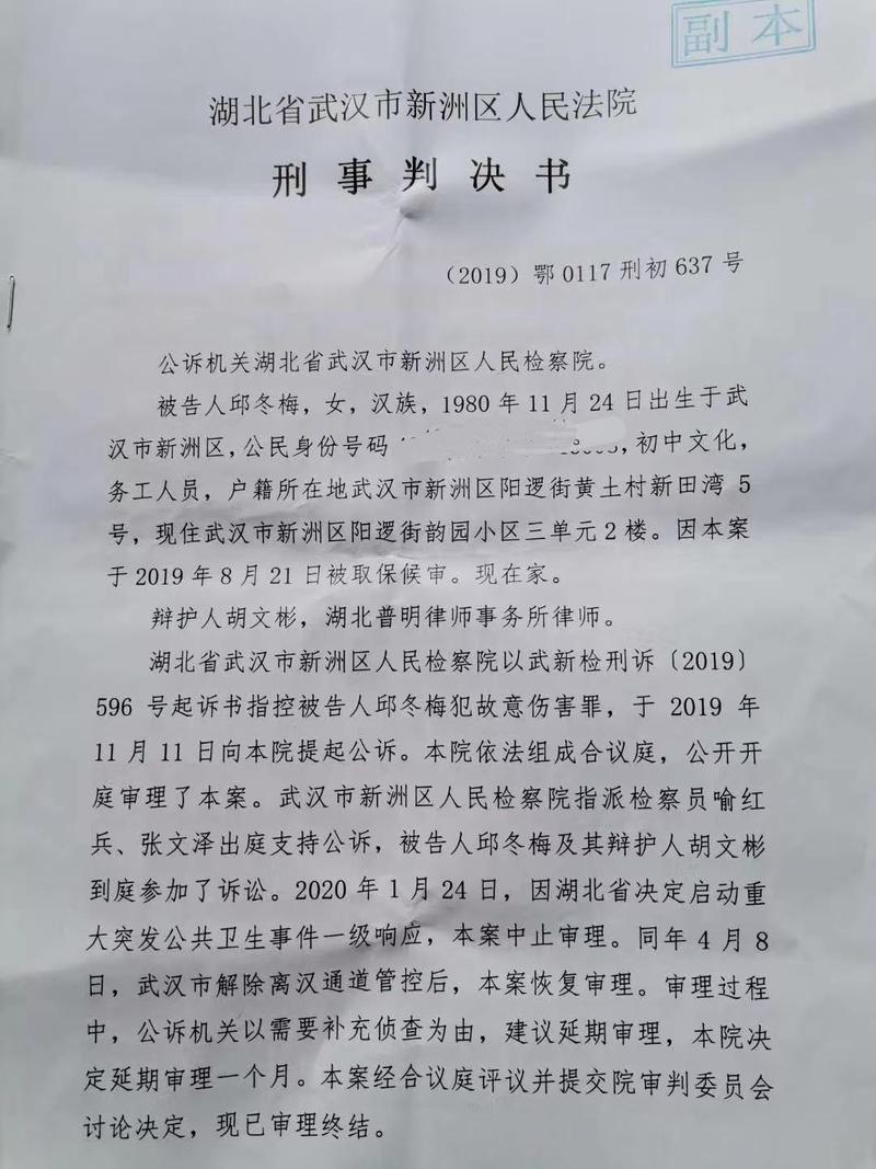 法院防卫过当案件公开判决书内页