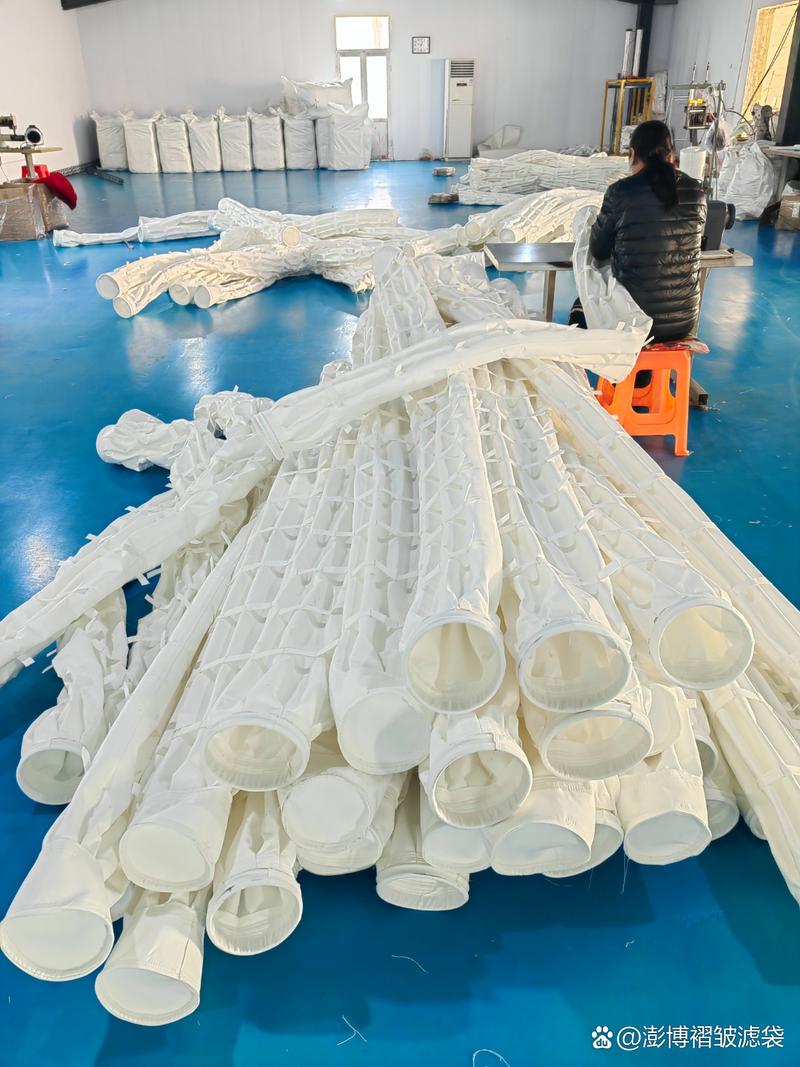 工业过滤器滤材折褶加工工序实拍